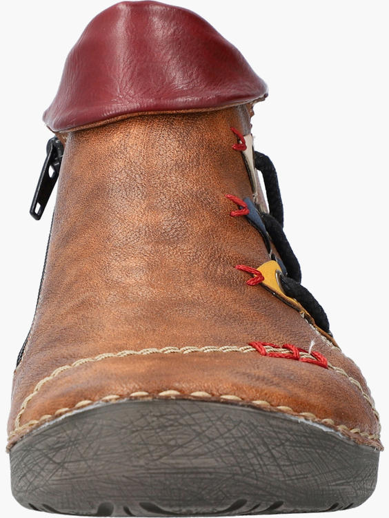 Schuhe Rieker Damen Boot Braun Rieker Damenschuhe Winterstiefel