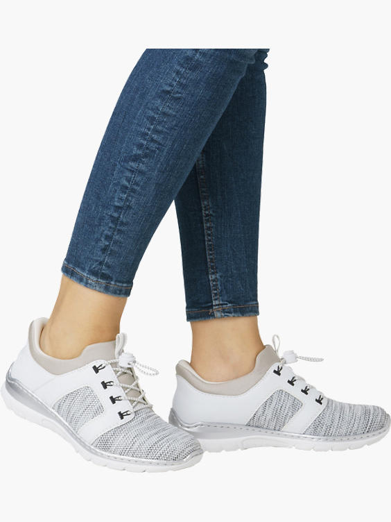 Rieker Sommerschuhe Damen Rieker Damen L32K4 Slipper, Blau, 36 EU