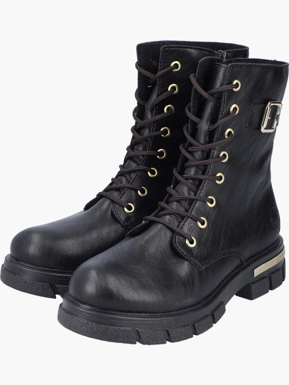 (Rieker) Biker Boots in schwarz | DEICHMANN