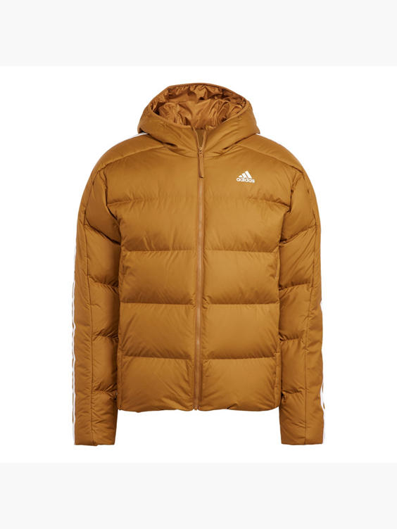 adidas) Essentials Midweight Hooded Daunenjacke in braun | DEICHMANN