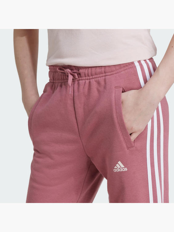 adidas Essentials 3 Streifen Hose in pink DEICHMANN